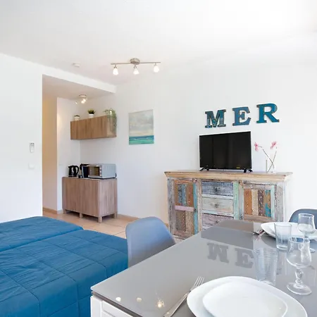 Climatise Proche Et Commerces Avec Balcon, Wi-fi Et Parking - Fr-1-466a-16 Apartment
